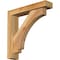 Ekena Millwork Imperial Block Rough Sawn Bracket w/ Offset Brace, Western Red Cedar, 4"W x 18"D x 18"H BKT0402X18X18IMP05RWR - alternate 1